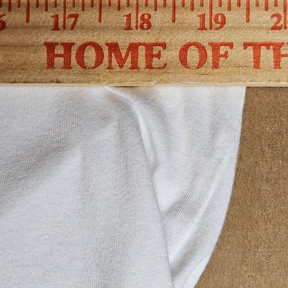 Victoria's Secret  Blue Rhinestone Dog Bling Shirt Long Sleeve White Cotton XS - Picture 3 of 9